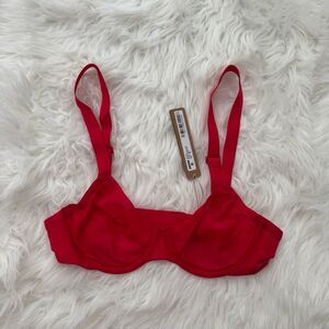 Skims No Show Unlined Demi Bra Red Size 30A